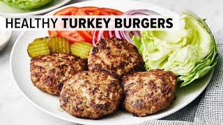 This TURKEY BURGER recipe is juicy, healthy and easy to make! by Downshiftology 72,834 views 7 months ago 5 minutes, 40 seconds