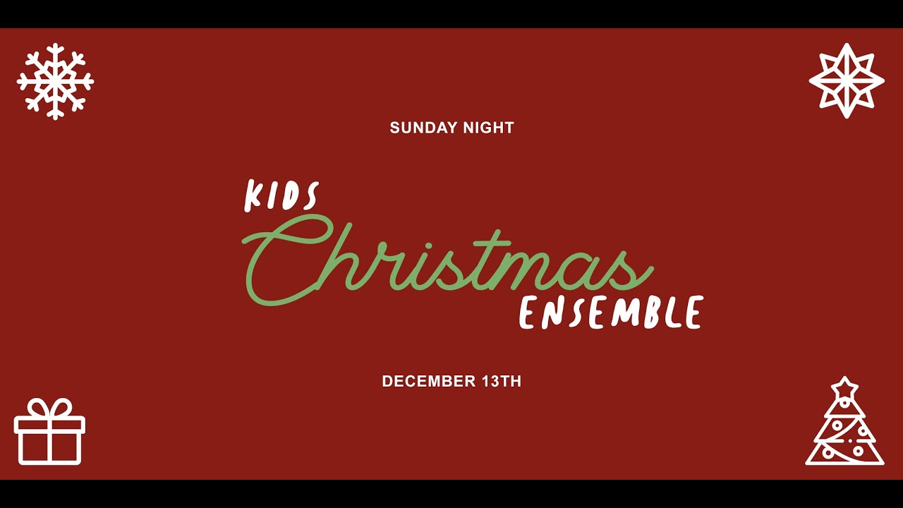 Kids Christmas Ensemble 2020