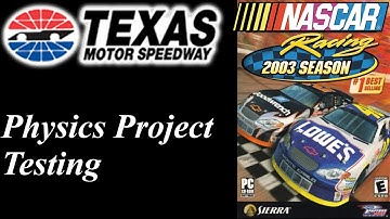 NR2003 Physics Project Testing - Tire Wear at Texas