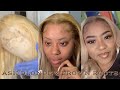 HOW TO ASH BLONDE + BROWN ROOTS ON 613 HAIR || BEGINNERS FRIENDLY