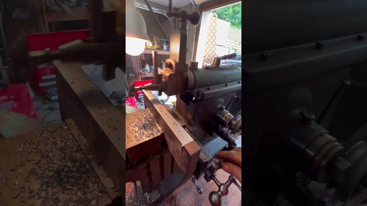 Antique machine tools. 7” AMMCO metal shaper. 