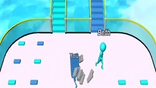 STAIR RACE 3D ALL LEVELS GAMEPLAY WALKTHROUGH NEW GAME (ANDROID & IOS) «» #SHORTS screenshot 2