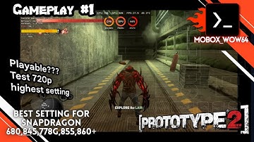 Prototype 2 - Mobox WoW64 windows Emulator Android low end Device Poco F1 Snapdragon 845