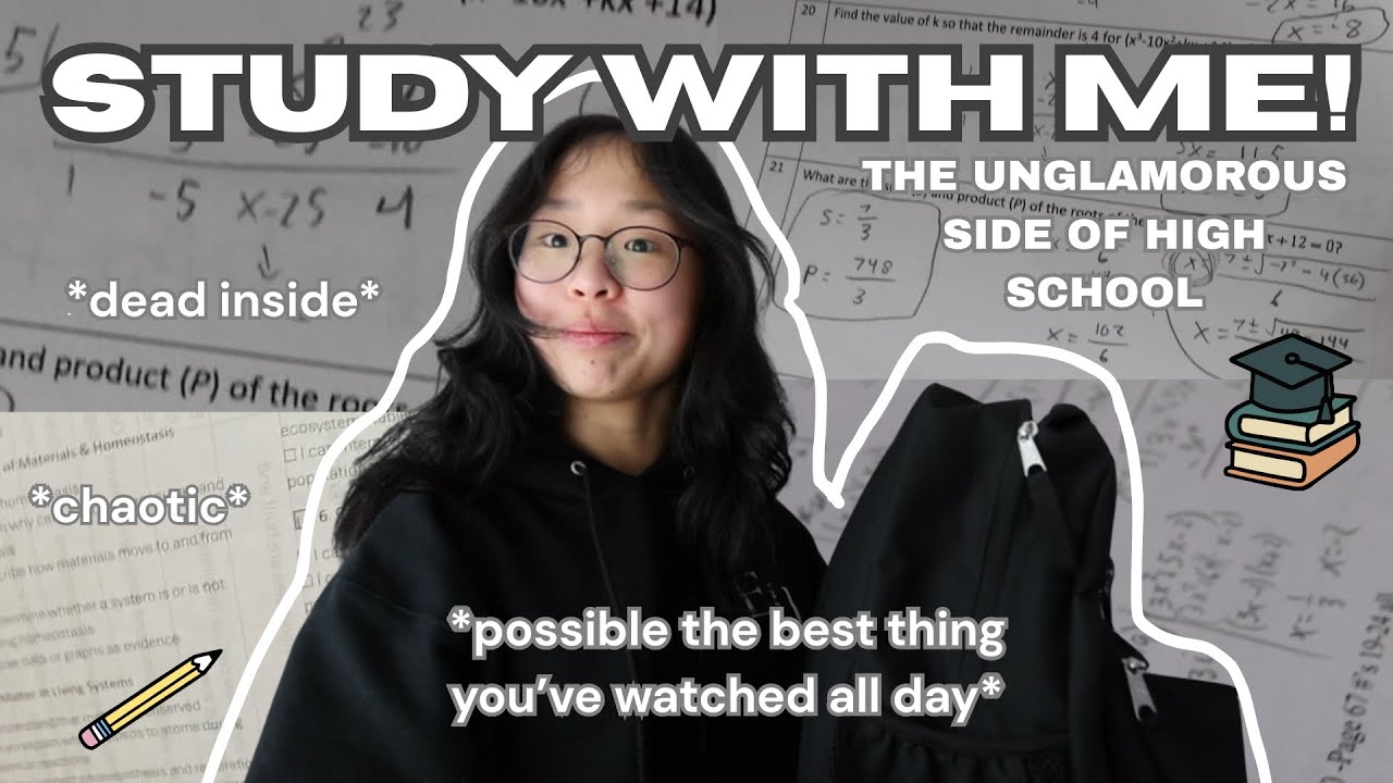 a chaotic, very-real study vlog - YouTube