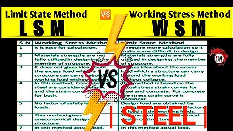 Difference Between Limit State Method(LSM) & Working Stress Method(WSM)🔥|Steel Structure|स्टील