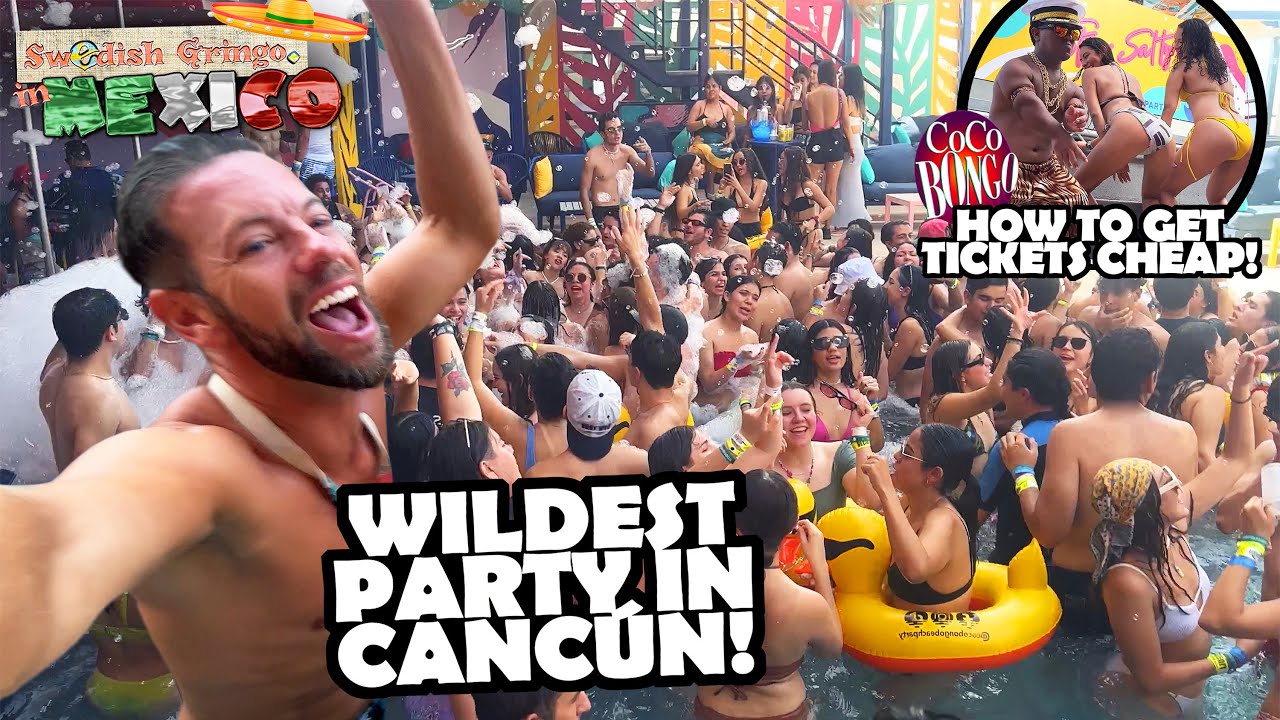BEST PARTY IN CANCÚN! 🇲🇽| Crazy pool party at the beach – how to get Coco Bongo tickets cheap