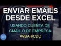 Enviar emails de GMAIL o dominio propio desde Excel usando CDO y VBA @EXCELeINFO