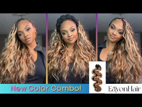 Blonde & Brown Miracle Knots Crochet Braids | Summer Vacation Hair Ft. EayonHair