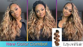 Blonde & Brown Miracle Knots Crochet Braids | Summer Vacation Hair Ft. EayonHair