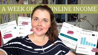 Work From Home: Tracking my September Online Income: How much have I made in week one? (1st - 7th)
