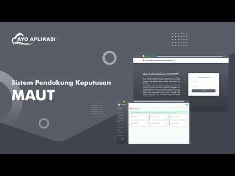 Source Code Aplikasi Sistem Pendukung Keputusan (SPK) Metode MAUT