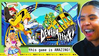 Jet Set Radio meets HiFi Rush in this upcoming indie platformer! 🚃 DENSHATTACK! (DEMO)