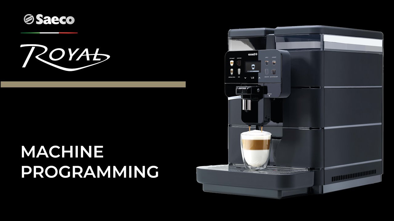 Saeco Royal | Machine Programming - YouTube