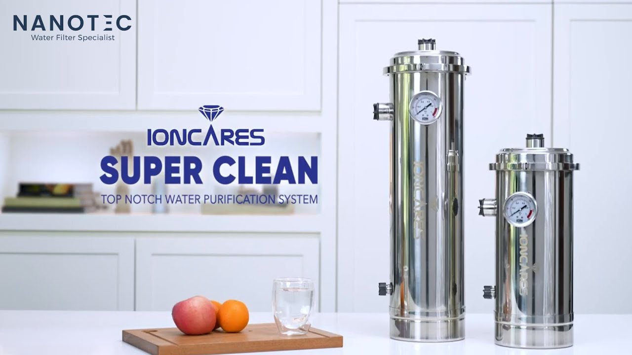 Ioncares Super Clean PVDF Ultra Membrane Top Notch Outdoor Water Filter POE Stainless Steel Filter