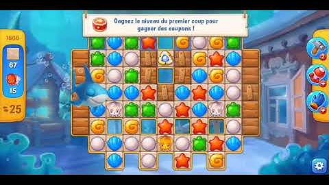 Fishdom level 1606 / niveau 1606