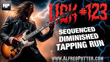 Lick #123 - Sequenced Diminished Tapping Run