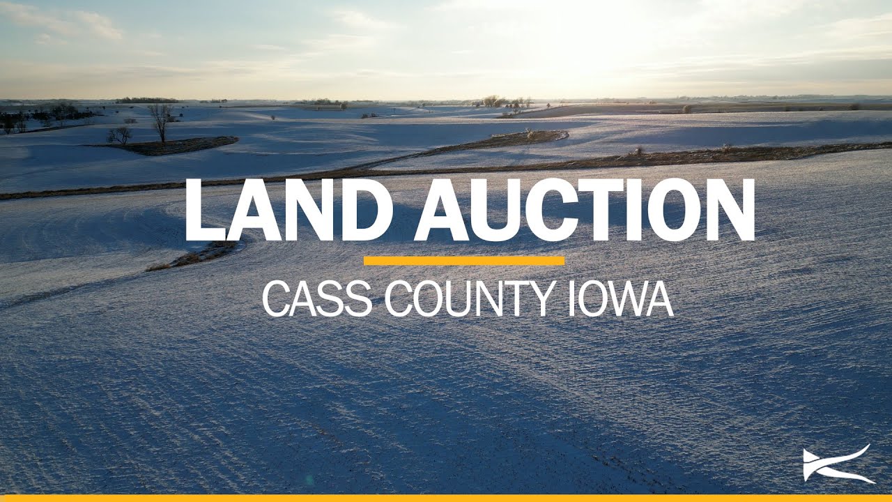 Iowa Land Auction // Cass County, Iowa 151+/ Acres YouTube