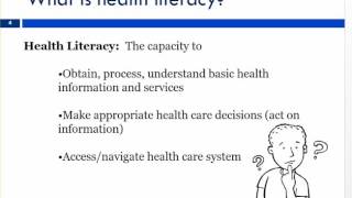 GFHS health literacy