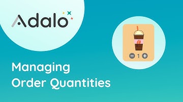Managing Order Quantities in Adalo