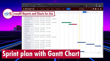 eazyBI - Create Sprint plan Gantt chart