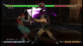 Mortal Kombat Armageddon Wii Kabal vs Shinnok