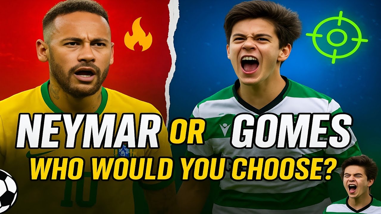 Neymar vs Luís Gomes | Who's the better player? Two Brazilian Talents, Two Football Philosophies!