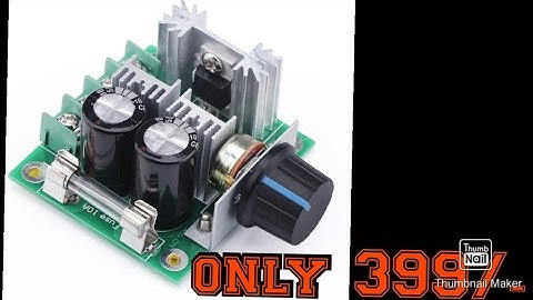 unboxing and testing#DROK 13KHZ PWM DC Motor Controller DC 12V-40V 10A Motors