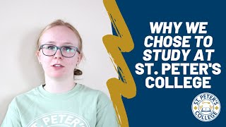 Why Students Choose St. Peter's College