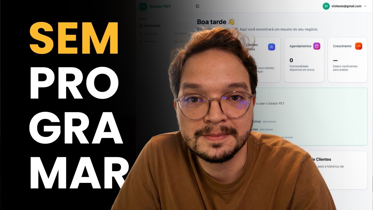 Como Criar um App SEM Saber Programar em 2026 - Método Vibe Coding
