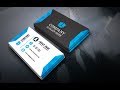 how to make modern Business card Design in CorelDRAW