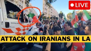 Download Lagu 🚨 BREAKING: Truck DRIVEN Into Iranian Protesters In Los Angeles - Chaos Erupts MP3