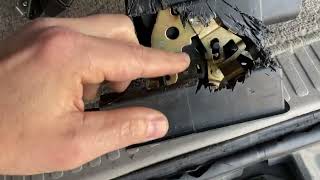 Toyota Sequoia 1st Gen rear lock latch stuck