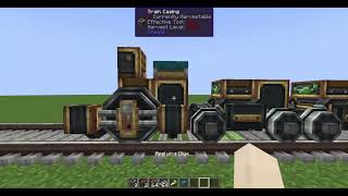 HOW TO CONNECT TRAIN BOGEYS IN MINECRAFT (Create Mod) screenshot 4