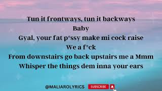 VYBZ KARTEL ft. GAZA INDU - KNOW BOUT ME (LYRICS RAW) | @MALIAROLYRICS