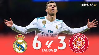 Real Madrid 6 x 3 Girona (C. Ronaldo Poker) ● La Liga 17/18 Extended Goals &amp; Highlights ᴴᴰ