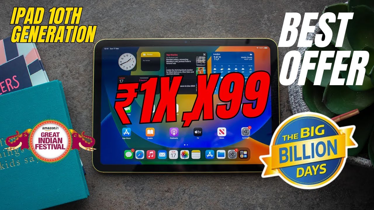 Apple iPad 10th Generation Flipkart Big Billion Days Sale 2025 😍😍 | Review Firm