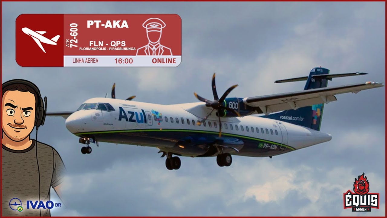 [MSFS] ️SBFL - SBYS ️ Vôo AD5708 / Azul Linhas Aéreas | ATR 72-600 AT76 ...