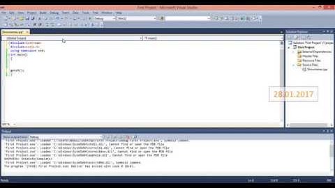 First Program in Visual Studio 2010 in Urdu/Hindi