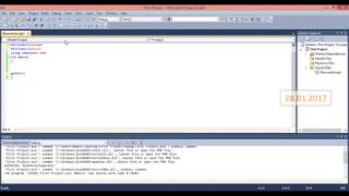 First Program in Visual Studio 2010 in Urdu/Hindi