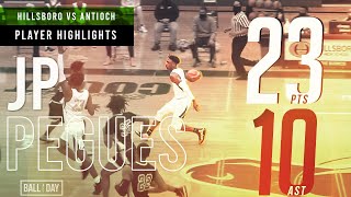 JP Pegues 23 PTS 10 AST COMPLETE TAKEOVER!! | FULL HIGHLIGHTS Hillsboro vs. Antioch