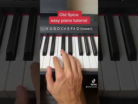 Old Spice easy piano tutorial! - YouTube