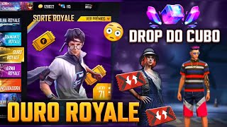 NOVO OURO ROYALE, ESTILHAÇOS, DROP DOS FRAGMENTOS DO CUBO, PRÓXIMA INCUBADORA, RODA DO DESCONTO FF