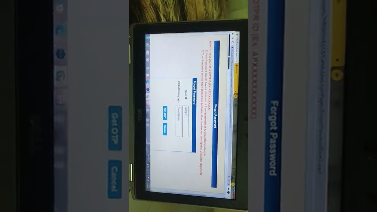 APPSC group4 OTPR ||  forgot password || new user || online