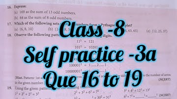 new learning composite mathematics class 8 self practice 3a | s chand maths solutions class 8 ch 3