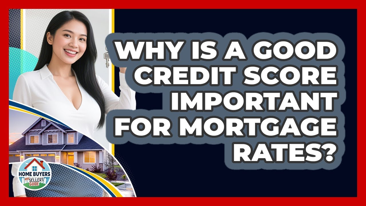 Why Is A Good Credit Score Important For Mortgage Rates? - Home Buyers and Sellers Guide
