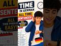 German Time Phrases 🇩🇪 | Speak About Time Like a Native!