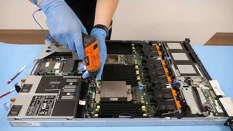 How to remove a CPU from a Dell PER620 server