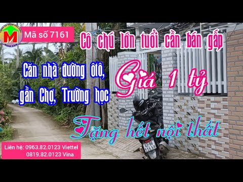 Video Cô lớn tuổi cần bán gấp căn nhà tặng nội thất, gần... - youtube