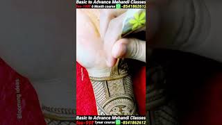 Leaf + circle flower pattern mehndi designs art // new stylish wedding mehndi designs 2026 #mehndi