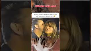 Drunk Guy Tries To Flirt With Adriana Lima Her Reaction Was Priceless